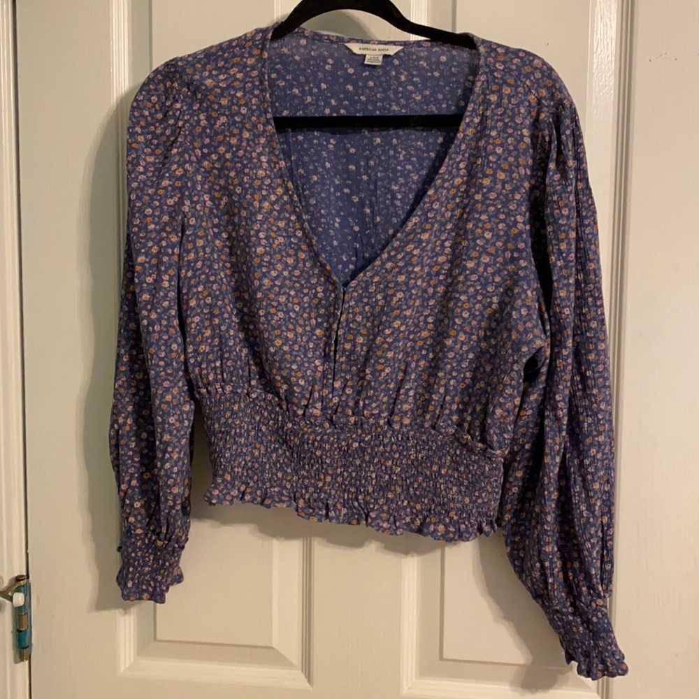 Long sleeve crop top